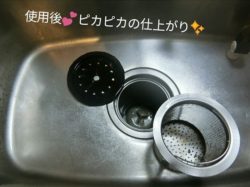 44rキッチン_キッチン排水口・カゴ_SNSユーザー事例_オキシウォッシュ_紀陽除虫菊
