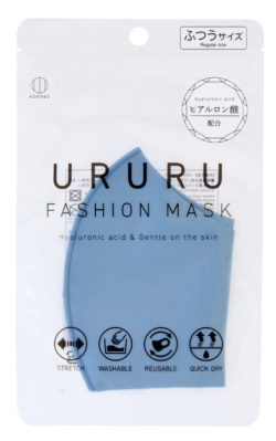 KM-453_URURUファッションマスク_ふつうサイズ_くすみブルー